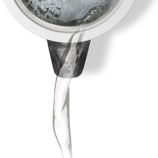 IZZY Wooden Βραστήρας 1.7L 2200W Λευκός με Ξύλινη Λαβή Λευκό