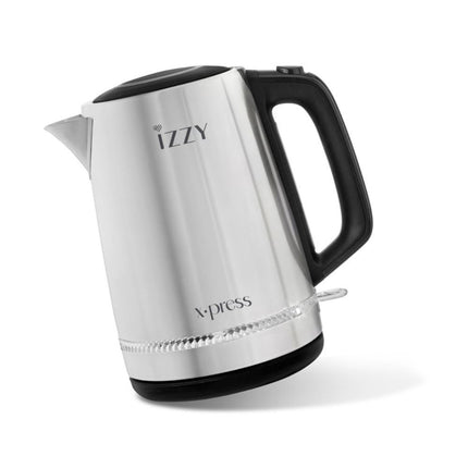 IZZY X-Press Βραστήρας Νερού 1.7L 2200W Ασημί