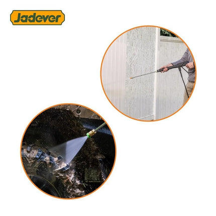 JADEVER Ισχυρό 2 σε 1 Πλυστικό Μηχάνημα Υψηλής Πίεσης & Ηλεκτρική Σκούπα για Κάθε Επιφάνεια