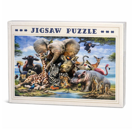 Jigsaw Puzzle Animal World “African Selfie” 1000 Τεμαχίων 10+ Ετών