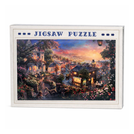 Jigsaw Puzzle Thomas Kinkade “Lady and the Tramp” 1000 Τεμαχίων 10+ Ετών