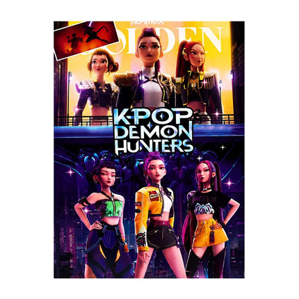 K-Pop Demon Hunters Σετ με 3 Κούκλες 30cm, Κάρτες Χαρακτήρων & Αρθρωτά Χέρια 3+ Ετών