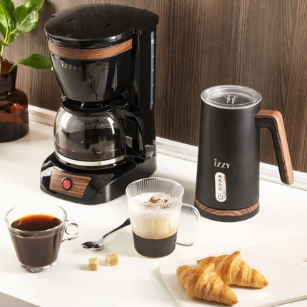 IZZY Καφετιέρα Φίλτρου 950W Wooden Μαύρο