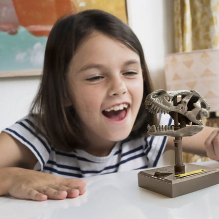 KidzLabs Κατασκευή Κρανίο Τ-Ρεξ με Κίνηση Σαγονιών, Ήχο & Πλακέτα Ονομασίας 5+ Ετών