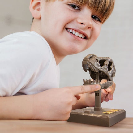 KidzLabs Κατασκευή Κρανίο Τ-Ρεξ με Κίνηση Σαγονιών, Ήχο & Πλακέτα Ονομασίας 5+ Ετών
