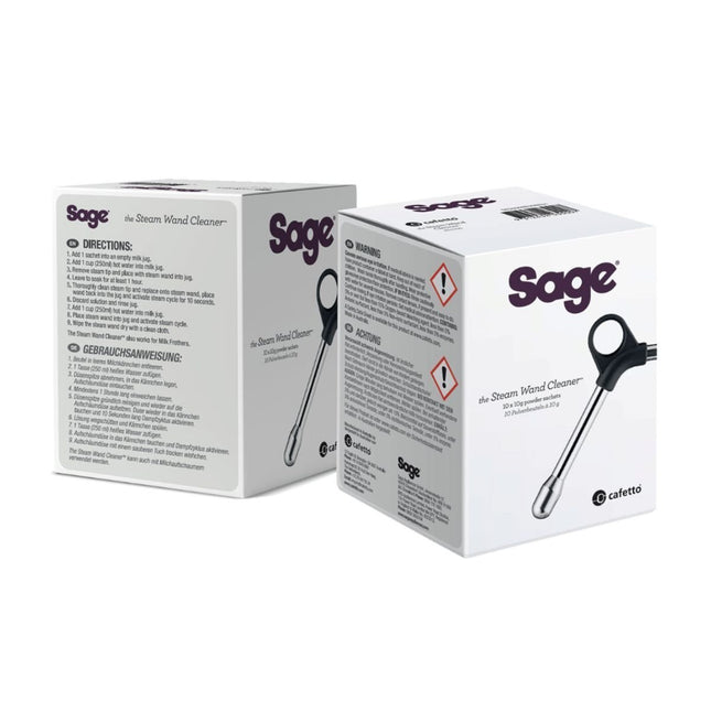 SAGE Καθαριστικό Ατμού Steam Wand Cleaner για Επαγγελματική Συντήρηση Καφετιέρας, 10 Φακελάκια