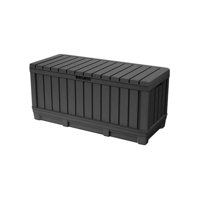 KENTWOOD Κουτί Αποθήκευσης Εξωτερικού Χώρου 350L σε Χρώμα Καφέ Ξύλου (128 x 53,6 x 59 εκ.)