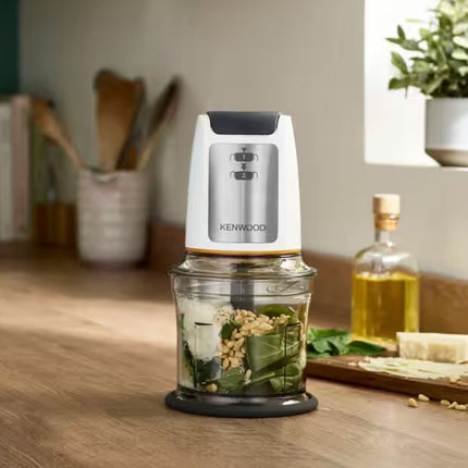 Kenwood Easy Chop Πολυκόφτης 500W με Quad Blade™ & Λειτουργία Πάγου, Άσπρο CHP61.000WH