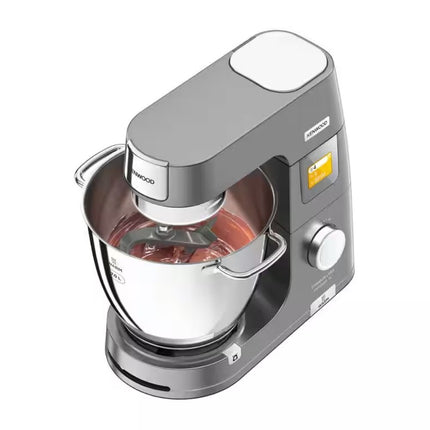Kenwood Titanium Chef Patissier XL Premium Μίξερ Ζαχαροπλαστικής 1400W με Ζυγαριά Θερμαινόμενο Κάδο 7L & 2 Μπολ EasyWarm™ DuoBowl, KWL90.124SI