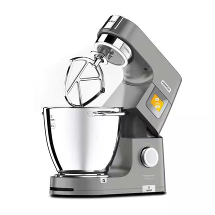 Kenwood Titanium Chef Patissier XL Premium Μίξερ Ζαχαροπλαστικής 1400W με Ζυγαριά Θερμαινόμενο Κάδο 7L & 2 Μπολ EasyWarm™ DuoBowl, KWL90.124SI