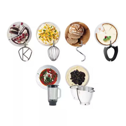 Kenwood Titanium Chef Patissier XL Premium Μίξερ Ζαχαροπλαστικής 1400W με Ζυγαριά Θερμαινόμενο Κάδο 7L & 2 Μπολ EasyWarm™ DuoBowl, KWL90.124SI
