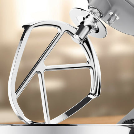 Kenwood Titanium Chef Baker XL Κουζινομηχανή 1200W 7L με Ζυγαριά Ακριβείας KVL85.704SI Ασημί