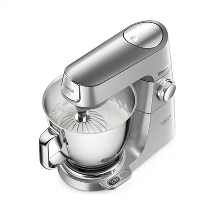 Kenwood Titanium Chef Baker XL Κουζινομηχανή 1200W 7L με Ζυγαριά Ακριβείας KVL85.704SI Ασημί