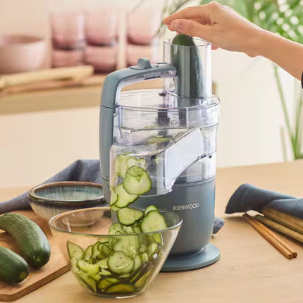 Kenwood MultiPro Go Πολυκόφτης Πολυμηχάνημα Κουζίνας 650W 1.3L FDP22.130GY Μπλε
