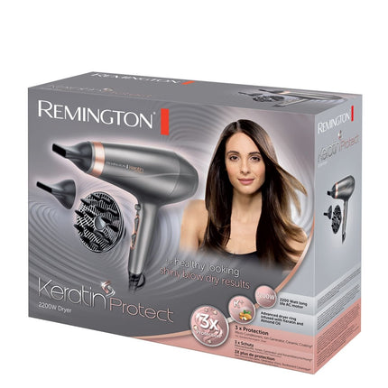 Remington Keratin Protect Σεσουάρ Μαλλιών 2200W με Κερατίνη, Αμυγδαλέλαιο και Ιονική Τεχνολογία AC8820