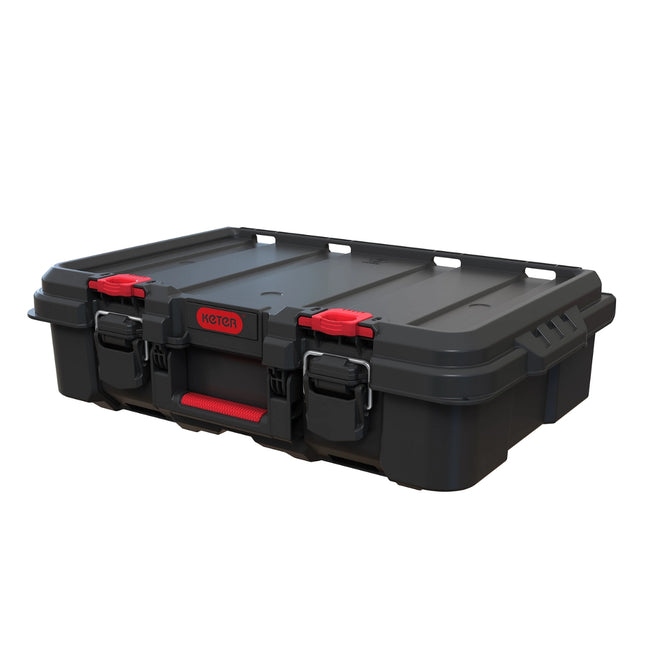 KETER Stack N Roll PTC Εργαλειοθήκη Ηλεκτρικών Εργαλείων με Ρυθμιζόμενα Χωρίσματα, Μαύρη