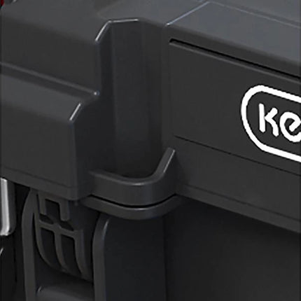 KETER Stack N Roll PTC Εργαλειοθήκη Ηλεκτρικών Εργαλείων με Ρυθμιζόμενα Χωρίσματα, Μαύρη
