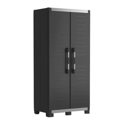 KETER Garage XL Υψίστης Αντοχής Πλαστική Ντουλάπα 188cm με 2 Πόρτες & 3 Ρυθμιζόμενα Ράφια έως 45kg Αντοχή