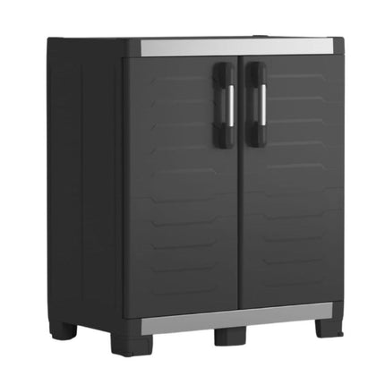 KETER XL Πλαστική Ντουλάπα Αποθήκευσης 99cm με 2 Πόρτες & 1 Ρυθμιζόμενο Ράφι εώς 45kg Αντοχή