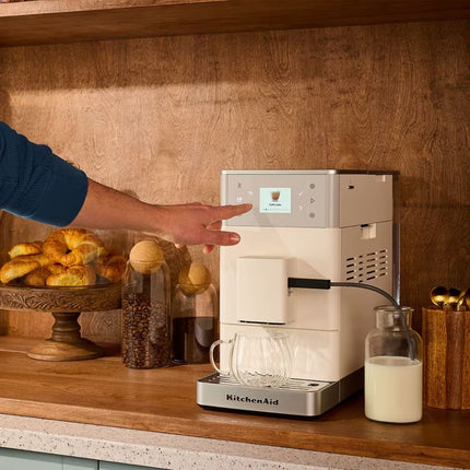 KitchenAid KF3 Πλήρως Αυτόματη Μηχανή Espresso με Iced 5KES8453BPL Coffee Porcelain