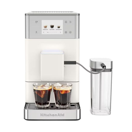 KitchenAid KF4 Πλήρως Αυτόματη Μηχανή Espresso με Iced Coffee και Πάνω από 24 Προεπιλεγμένες Συνταγές 5KES8454BPL Porcelain White