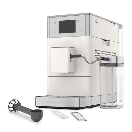 KitchenAid KF4 Πλήρως Αυτόματη Μηχανή Espresso με Iced Coffee και Πάνω από 24 Προεπιλεγμένες Συνταγές 5KES8454BPL Porcelain White