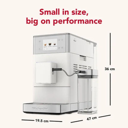 KitchenAid KF4 Πλήρως Αυτόματη Μηχανή Espresso με Iced Coffee και Πάνω από 24 Προεπιλεγμένες Συνταγές 5KES8454BPL Porcelain White