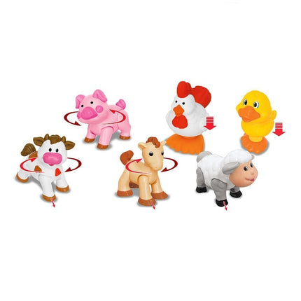 Kiddieland Σετ με 6 Ζωάκια Φάρμας με Ήχους 041244, 12+ Μηνών
