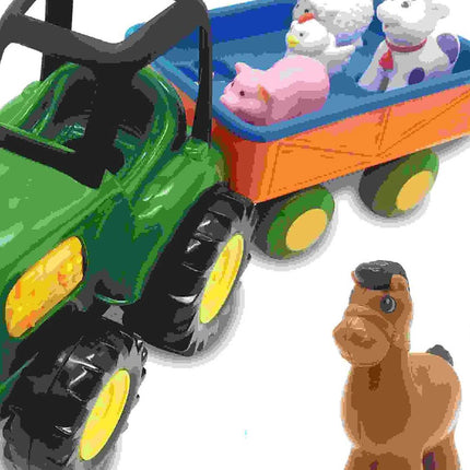 Kiddieland Foshan Motorized Farm Tractor με Φιγούρα & Ζώα 056788, 12+ Ετών
