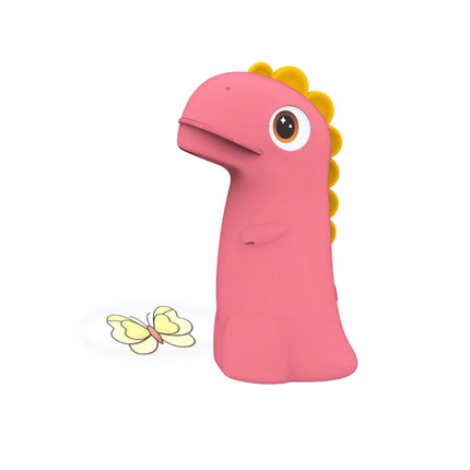 KIDDOBOO Dino’s Art Παιδικός Προτζέκτορας Ζωγραφικής με 32 Σχέδια & Φωτάκι Νυκτός KBTY02PNK Ροζ, 4+ Ετών