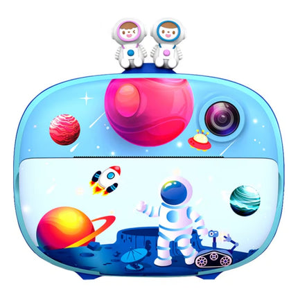 KIDDOBOO FotoFun 2 Space Παιδική Φωτογραφική Μηχανή Άμεσης Εκτύπωσης 8MP, Θερμικός Εκτυπωτής, microSD 32GB με 3 Ρολά Χαρτιού KBP83BLU, Μπλε