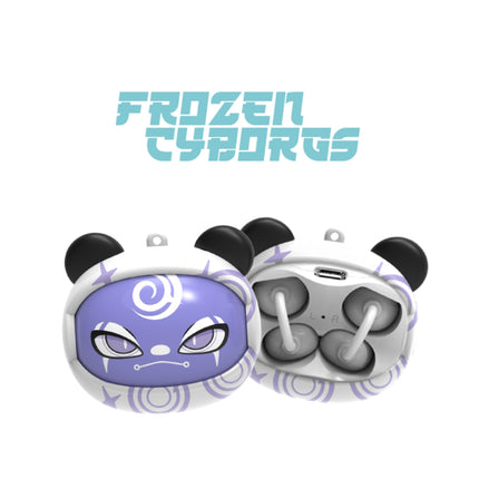 KIDDOBOO GOAT Earbuds Frozen Cyborgs Ασύρματα Ακουστικά Bluetooth 6.0 με Περιστρεφόμενη Θήκη Φόρτισης KBG08PRL Λιλά, 9+ Ετών