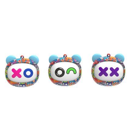KIDDOBOO GOAT Earbuds Graffity Monsters Ασύρματα Ακουστικά Bluetooth 6.0 με Περιστρεφόμενη Θήκη Φόρτισης KBG08PNK Πολύχρωμο, 9+ Ετών