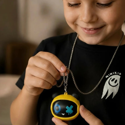 KIDDOBOO GOAT Earbuds Paintcrush Ασύρματα Ακουστικά Bluetooth 6.0 με Περιστρεφόμενη Θήκη Φόρτισης KBG08YEL Κίτρινο, 9+ Ετών