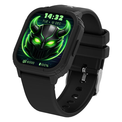 KIDDOBOO GOAT Rage Παιδικό Gaming Smartwatch με AMOLED Οθόνη 1.75″, Παιχνίδια & Bluetooth 5.0 KB019X3BLK Μαύρο, 6+ Ετών