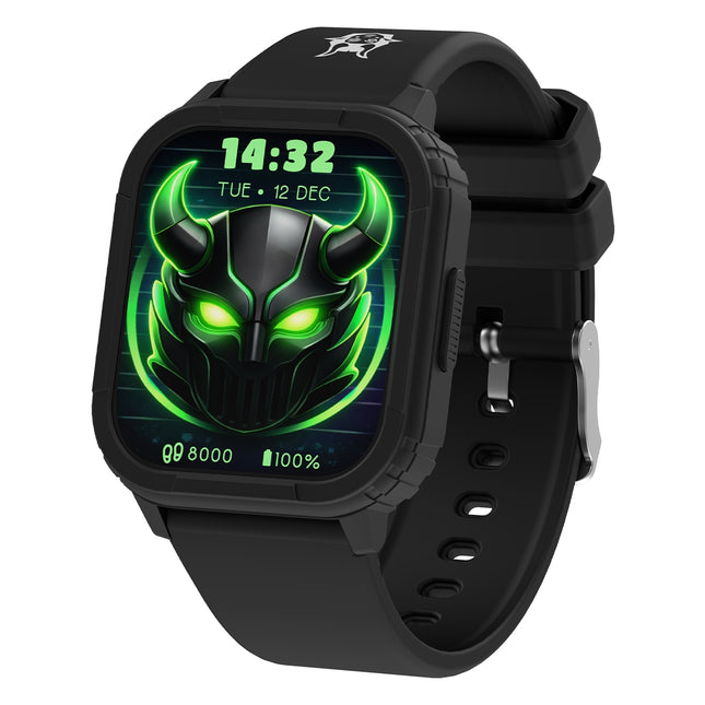 KIDDOBOO GOAT Rage Παιδικό Gaming Smartwatch με AMOLED Οθόνη 1.75″, Παιχνίδια & Bluetooth 5.0 KB019X3BLK Μαύρο, 6+ Ετών