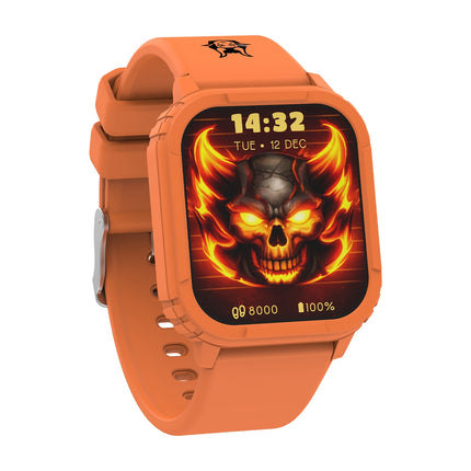 KIDDOBOO GOAT Rage Παιδικό Gaming Smartwatch με AMOLED Οθόνη 1.75″, Παιχνίδια & Bluetooth 5.0 KB019X3ORG Πορτοκαλί, 6+ Ετών
