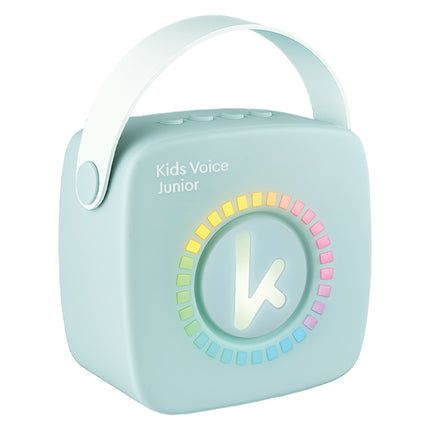 KIDDOBOO KidsVoice Junior Παιδικό Ηχείο Karaoke με Ασύρματο Μικρόφωνο & Nikoleta TV Bluetooth 5.3, RGB Φωτισμός, Reverb, 5W, Μπαταρία 1200mAh & Κάρτα microSD με Τραγούδια, KBT3NTBLU Μπλε