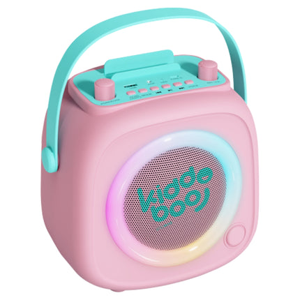 KIDDOBOO KidsVoice Παιδικό Ηχείο Karaoke 10W με Ασύρματο Μικρόφωνο, Bluetooth 5.3 & RGB Φωτισμό KB23028PNK Ροζ, 4+ Ετών