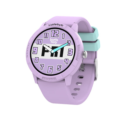 KIDDOBOO O’Clock Παιδικό Smartwatch με AMOLED Οθόνη 1.19″, Bluetooth 5.3, Παιχνίδια & Γονικό Έλεγχο KBR2LIL Λιλά, 6+ Ετών