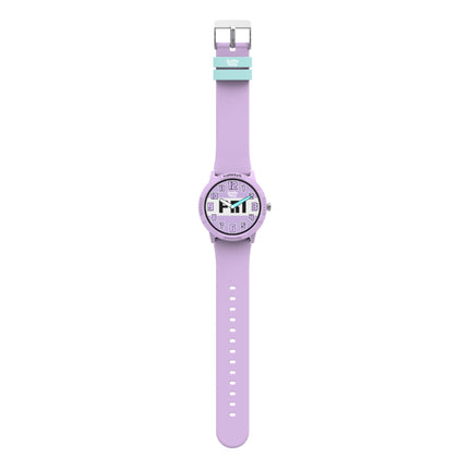 KIDDOBOO O’Clock Παιδικό Smartwatch με AMOLED Οθόνη 1.19″, Bluetooth 5.3, Παιχνίδια & Γονικό Έλεγχο KBR2LIL Λιλά, 6+ Ετών