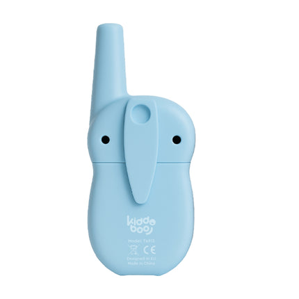 KIDDOBOO TokiLab GO Παιδικά Walkie Talkie Σετ 2 Ασύρματων Πομποδεκτών με Εμβέλεια Έως 800m, 3 Κανάλια, Καθαρό Ήχο & Ανθεκτική Κατασκευή KBT4913BLU, Μπλε