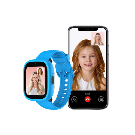 KIDDOBOO WatchMe K3 Gen2 Παιδικό Smartwatch 4G με GPS/GNSS, Βιντεοκλήσεις, SOS & Κάμερα KBLGK3G2BB Μπλε/Μαύρο, 6+ Ετών