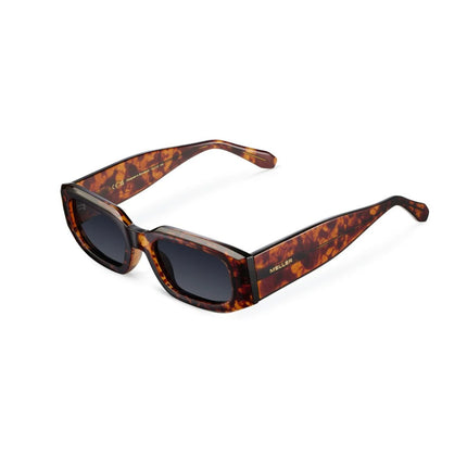 MELLER KIRA Unisex Γεωμετρικά Γυαλιά Ηλίου με Σκελετό Ταρταρούγα και Μαύρους Πολωτικούς Φακούς KIR-TIGCAR UV400