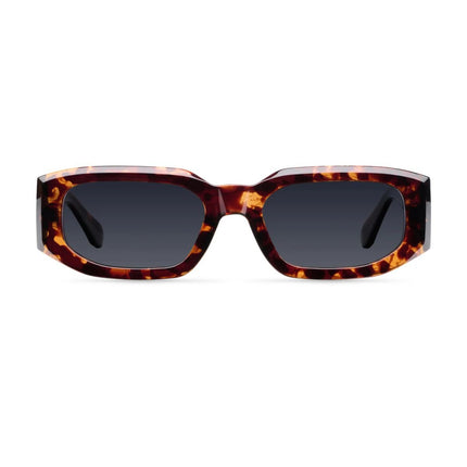 MELLER KIRA Unisex Γεωμετρικά Γυαλιά Ηλίου με Σκελετό Ταρταρούγα και Μαύρους Πολωτικούς Φακούς KIR-TIGCAR UV400