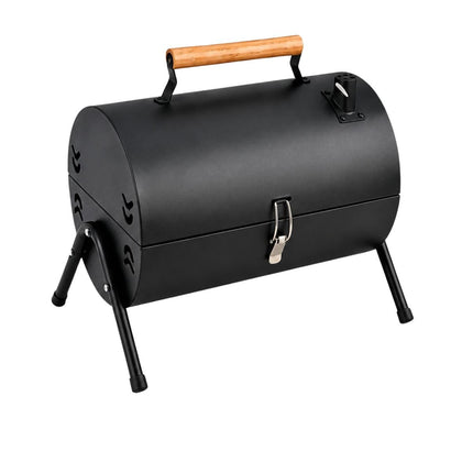 KMT Style Φορητή Ψησταριά BBQ 42x26x38 cm με Πόδια Στήριξης για Camping και Κήπο 2403917
