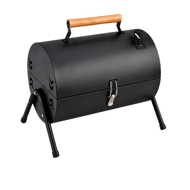 KMT Style Φορητή Ψησταριά BBQ 42x26x38 cm με Πόδια Στήριξης για Camping και Κήπο 2403917