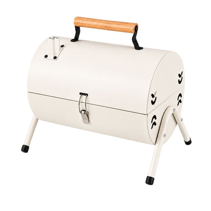 KMT Style Φορητή Ψησταριά BBQ 42x26x38 cm με Πόδια Στήριξης για Camping και Κήπο 2403917