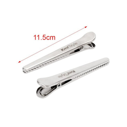 KMT Style Crocodile Σετ 2 Ανοξείδωτες Λαβίδες Κουζίνας 11,5 cm με Οδοντωτές Άκρες 2407229