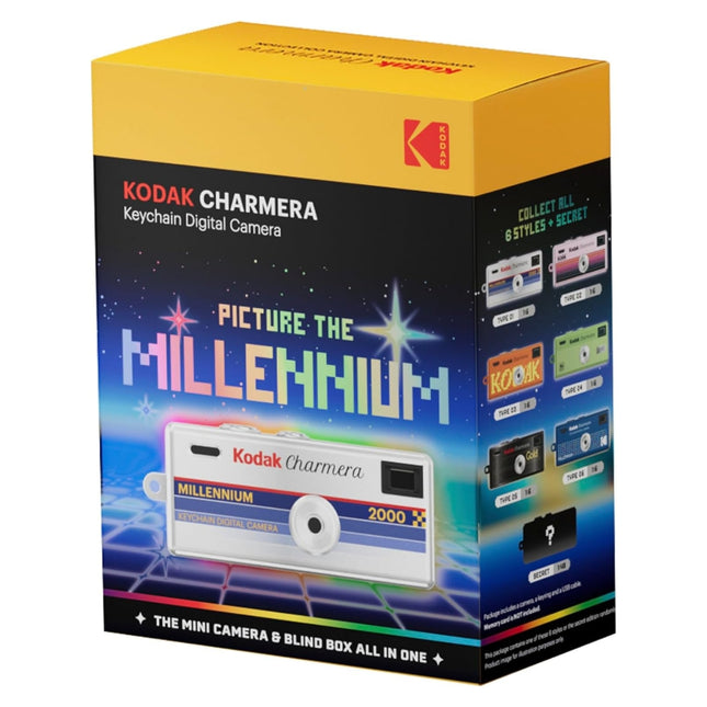 KODAK Charmera Millennium Keychain Digital Camera 1.6MP με MicroSD – Τυχαίο Σχέδιο